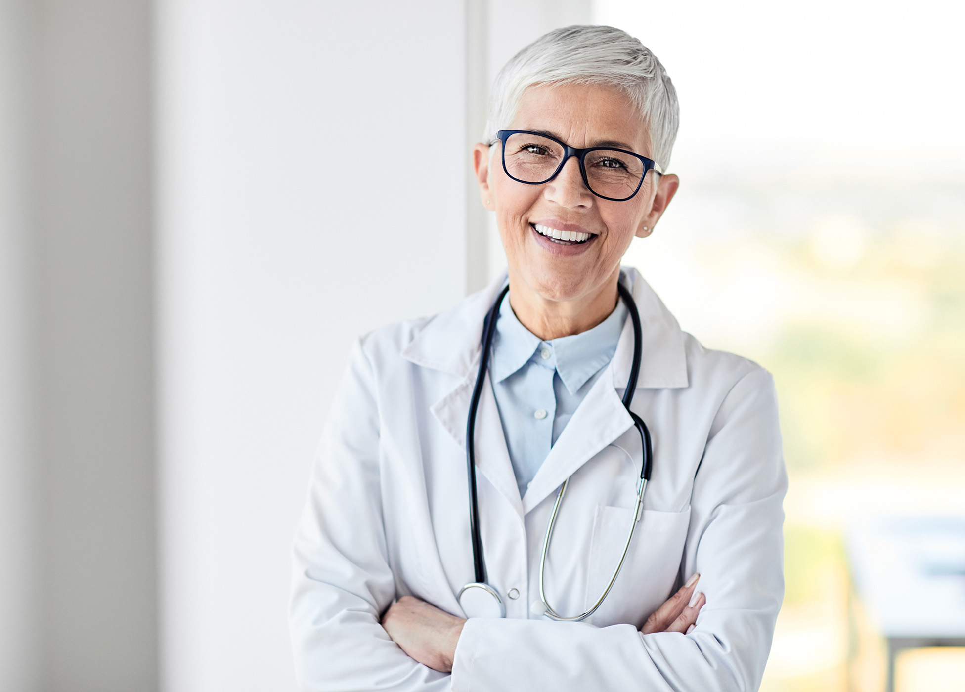 Ärztin mit Stethoskop