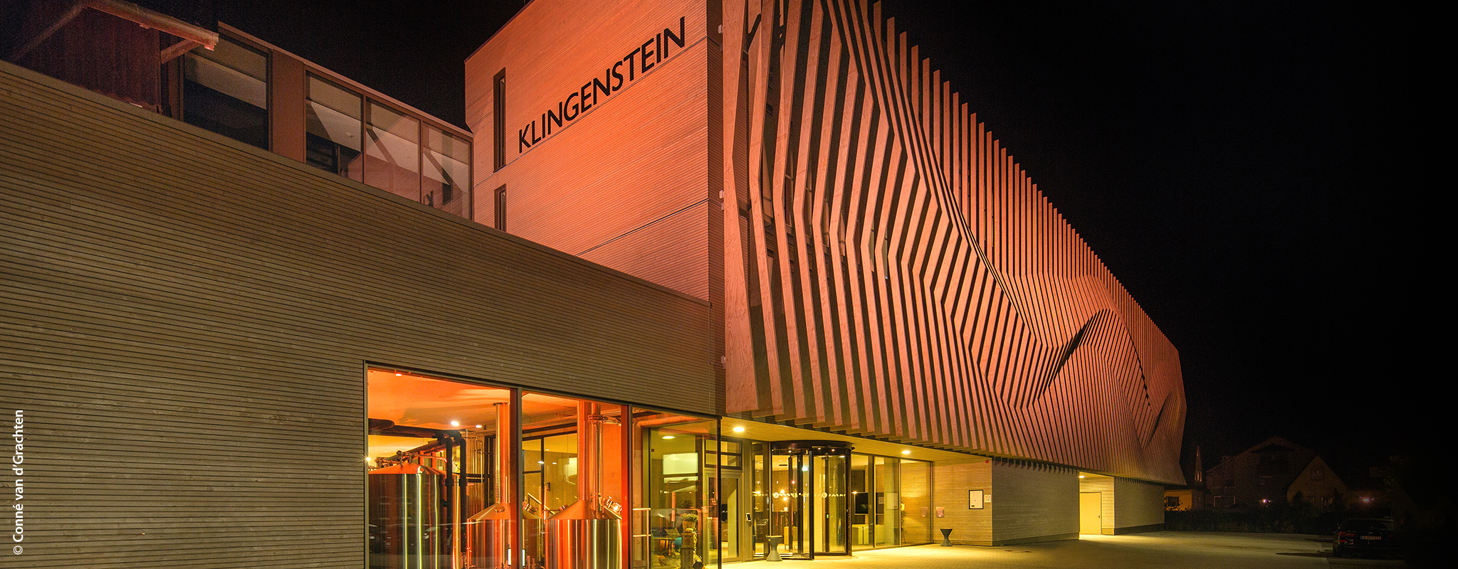 Hotel Klingenstein in Blaustein mit markanter Holzfassade